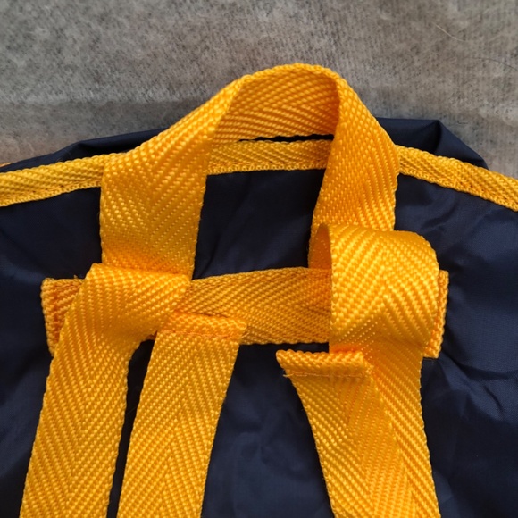 NWOT - Navy & Golden Yellow Lightweight Backpack main image 7
